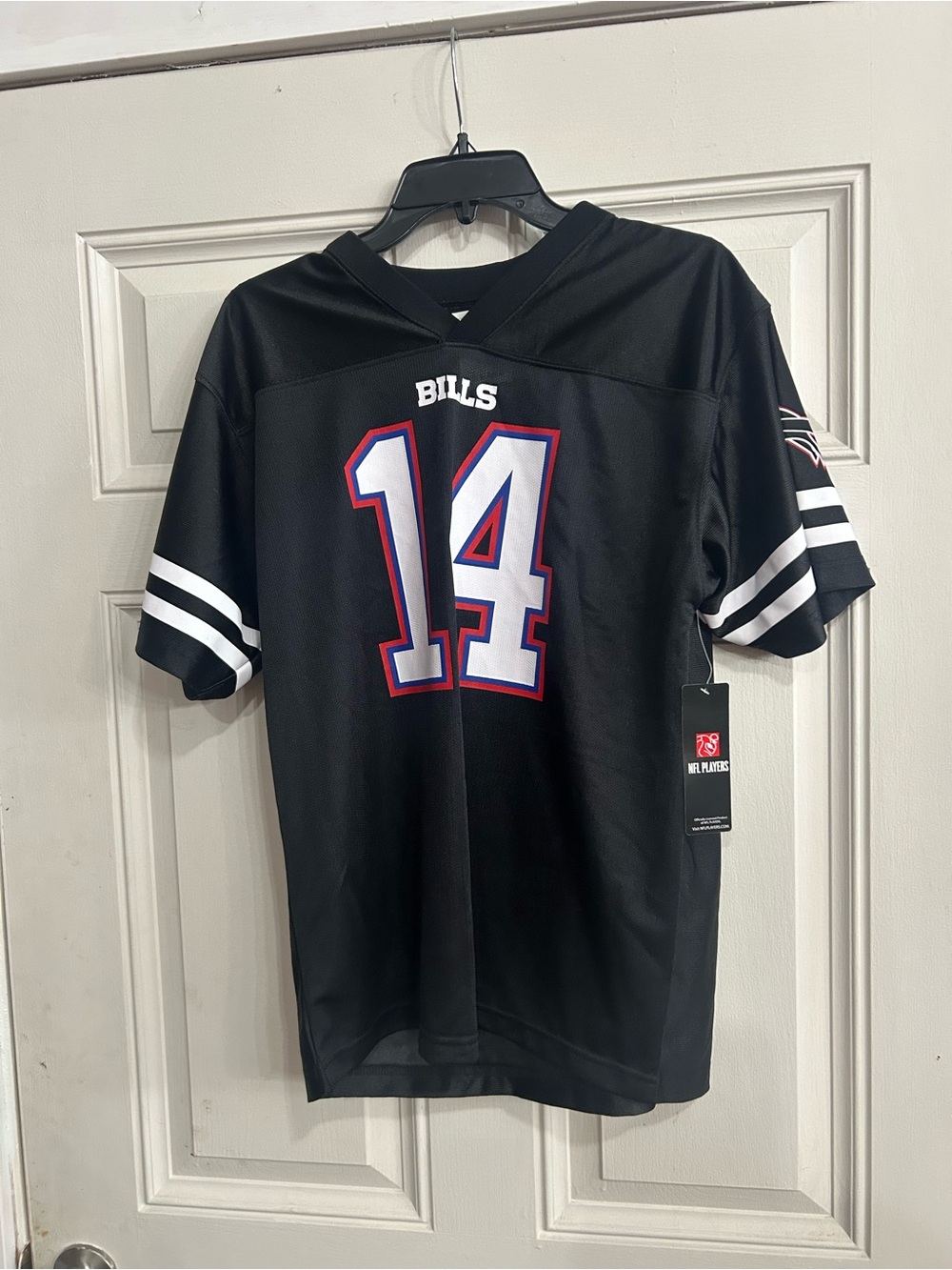 Bills #14 Sammy Watkins Black Football Jersey
